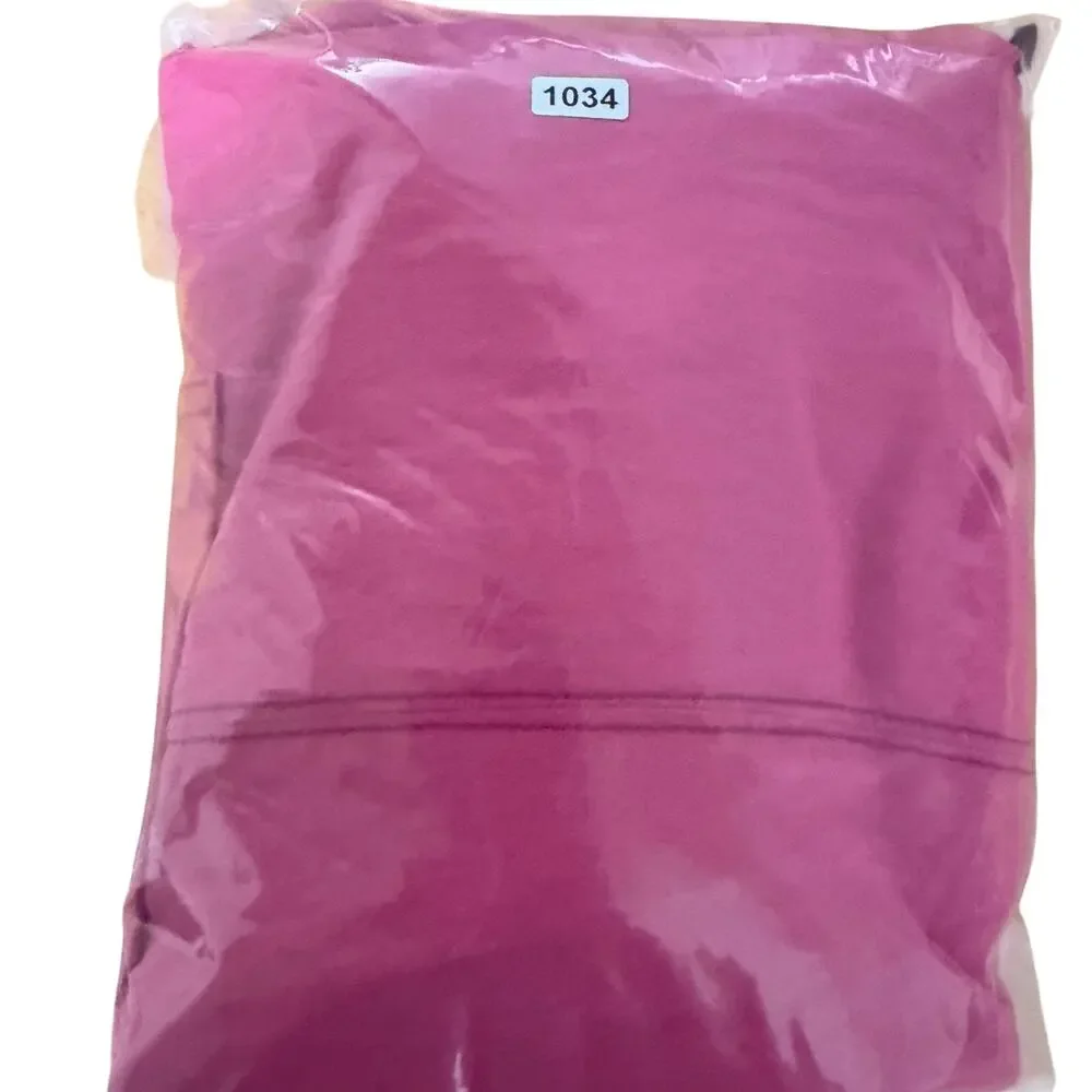 Women’s Wonder Wink pink matching scrub set sz S nurse attire medical colorful